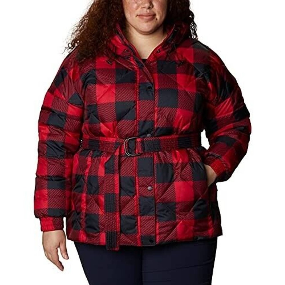 Columbia Women's Plus Size Icy Heights Belted P Medium Red 2X